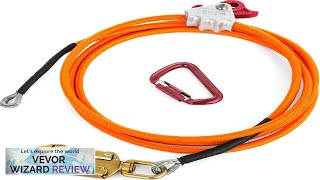 Vevor 58quot X 12 Steel Core Lanyard Kit Flipline 75243 Swivel Snap Review [upl. by Kotta70]