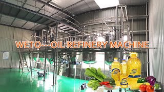 110 ton per day batch oil refinery machine [upl. by Sabu]