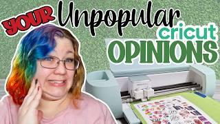 Reacting to Your Unpopular Cricut Crafting Opinions [upl. by Alegnatal]