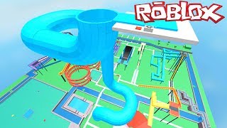 ESCAPA DEL PARQUE ACUATICO ROBLOX WATER PARK [upl. by Lihp]