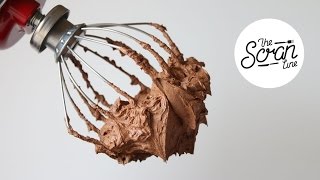 HOW TO MAKE CHOCOLATE GANACHE FROSTING  The Scran Line [upl. by Jelsma259]