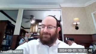 Kollel Yom Rishon 28 Menachem Av 5784 [upl. by Snowber]