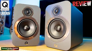 quotPERFECTquot First HiFi Speaker Q Acoustics 3030i REVIEW VS Bowers Wilkins 606 Mega Test Speaker 3  9 [upl. by Neleb]