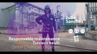 Le métier de Julie  Responsable maintenance travaux neufs [upl. by Yojal573]