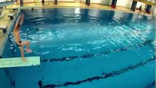 GoPro Diving in Amersfoort Diving Board and Platform Jumping Tricks HD [upl. by Suoilenroc]