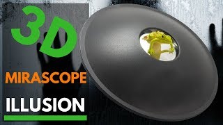 106 🔮 3D Mirascope Hologram Magic Optical Projection Visual illusion [upl. by Underwood]