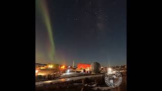 Aurora Timelapse at Mawson Station [upl. by Melena]