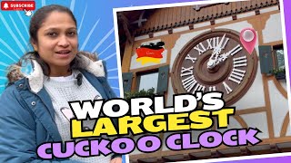 🇩🇪 Worlds Biggest Cuckoo Clock  Germany  Cuckoo clock Schwarzwald Triberg Kannadavlogs like [upl. by Schober432]