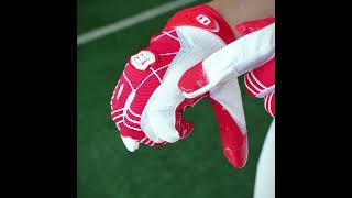 Seibertron Ultra Stick Palm one piece silicone printed on the palm glove using for flag football [upl. by Ecinnaj]