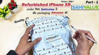 Refurbished iPhone XR ordered from Sahivalue but received from Amazon  Be Careful [upl. by Nylrebmik811]