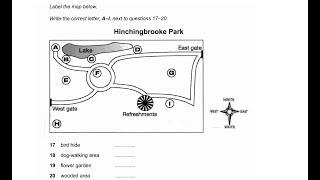 IELTS Listening practice Map labeling [upl. by Annaiek]