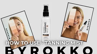 FACE TANNING MIST ⎮ SELF TAN LINE BYROKKO [upl. by Relda]