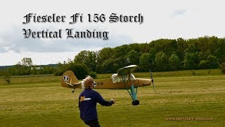 Fieseler Storch senkrechte Landung im Sturm [upl. by Ettedranreb]