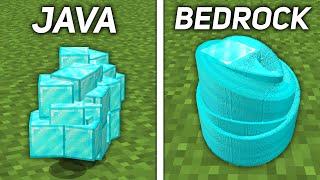 Minecraft JAVA vs BEDROCK [upl. by Mcripley808]