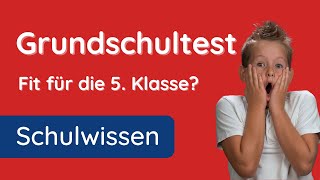 Ohne Probleme in Klasse 5 wechseln ✅ Deutsch und Mathematik  Teste dein Wissen [upl. by Nyledaj771]