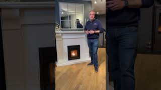 Game changer Grand reveal Cooper Insert pellet stove [upl. by Waltner]