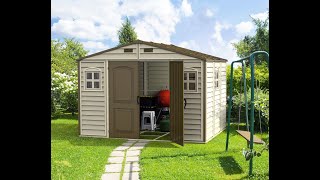 DuraMax Vinyl Outdoor Storage Sheds Buildings and Shelters [upl. by Htaeh968]