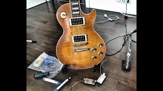 Gibson High Output Humbuckers 498T vs 500T vs Dirty Fingers orig [upl. by Arissa]