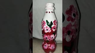 plastic bottle painting Easy plastic bottle paintingshortvideobottlearttrendingpopulardiy [upl. by Oicneconi234]