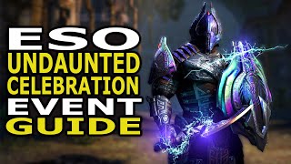 ESO Undaunted Celebration Event Guide for 2022  Dont Miss This [upl. by Kilam388]