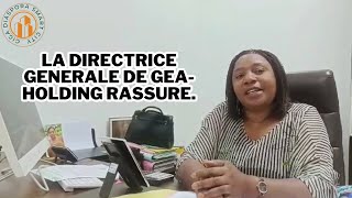 GIGA SMART CITY  ACHATS DE TERRAINS  LA DIRECTRICE GENERALE DE GEAHOLDING RASSURE LA DIASPORA [upl. by Haletky]