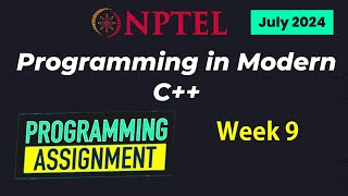 NPTEL Programming in Modern C WEEK 9 Programming Assignments  July 2024 [upl. by Abroms]