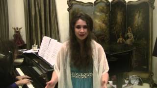 Solene Le Van singing quotDune prisonquot by Reynaldo Hahn [upl. by Dez]