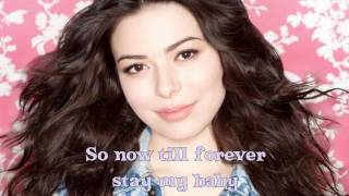 Miranda Cosgrove  Stay My Baby Karaoke Instrumental Lyrics [upl. by Horst275]