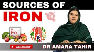 Iron Rich Foods  लौह युक्त खाद्य पदार्थ  Dr Amara Tahir Nutritionist [upl. by Moise323]