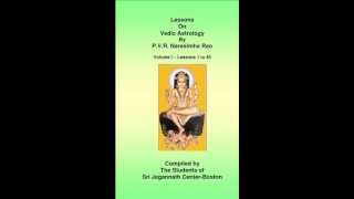 Lesson 24  vedic astrology by PVR Narasimha Rao [upl. by Ihtak]