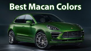 Best Porsche Macan Colors [upl. by Coumas]