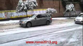 Roma sotto la neve Quel maledetto venerdì lodissea degli automobilisti [upl. by Peedsaj]