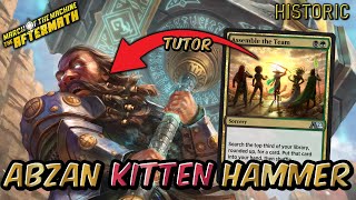 Abzan Kitten Hammertime  Easy Turn 3 Wins  Historic BO3 Ranked  MTG Arena [upl. by Yraht]