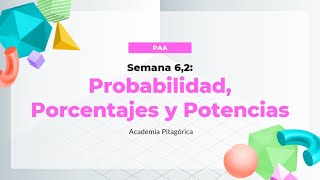 Clase 62 Lógica Matemática Probabilidad y Porcentajes Grupo 2 Curso PAA 2024 [upl. by Atsirhcal634]