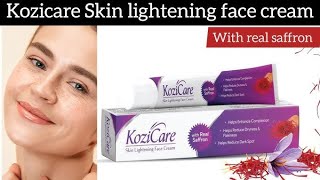 Kozicare Cream Review  दाग धब्बे को साफ करके चेहरा को गोरा करता है । Best Skin Whitening Cream [upl. by Mojgan938]