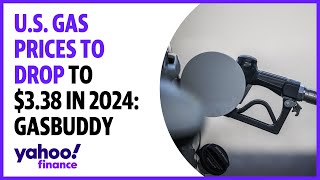 US gas prices to drop to 338 a gallon in 2024 according to GasBuddy [upl. by Aiyn]