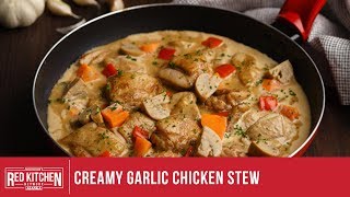 Creamy Garlic Chicken Stew [upl. by Lucie592]