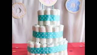 How To Make A Diaper Cake for Baby Shower [upl. by Sidra]