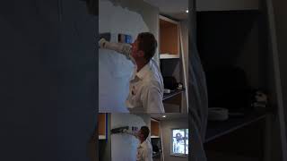 Cement Board Plastering shortsfeed skilledworkers sheetrock drywall drywalllife [upl. by Sil]