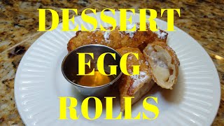 Delicious Easy Dessert Egg Rolls from PEARS Make crispy sweet goodness from random ingredients [upl. by Lekcar162]