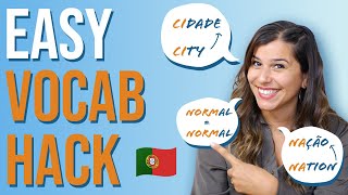 The Ultimate European Portuguese Vocabulary Hack for Beginners [upl. by Ecidnak274]