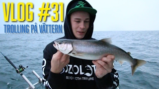 Trolling På Vättern Efter Lax och Öring VLOG 31 Tackelsnack [upl. by Anawk618]