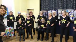 Rock Choir sing Boogie Wonderland at Wings in Wombourne 270424 [upl. by Rehpotisrhc]