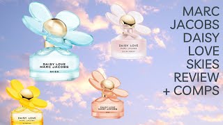 Perfume Review  NEW Marc Jacobs Daisy Love Skies  comparison to Eau So Sweet Daze Sunshine [upl. by Modestia]