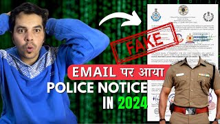 Email पर आया POLICE NOTICE  latest scam  cyber crime  latest cyber crime  hacker vlog crime [upl. by Joon]