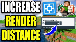 How To Increase Render Distance On Aternos Minecraft Server [upl. by Shuler]