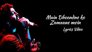 Main Dhoondne ko zamaane mein  Arijit Singh  Heartless [upl. by Jo-Anne]