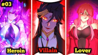 I Am Strongest Villain Nobody Defeat Me  Episode 03 Explain in Hindi [upl. by Almap]