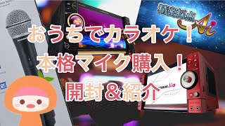 ライブダム！おうちでカラオケ！ 本格マイク購入！ 開封＆紹介 精密採点AI [upl. by Annerol]