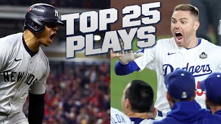 TOP 25 Plays of the Postseason Ft Freddie Shohei Judge Soto Stanton Alonso AND MORE [upl. by Seiter984]